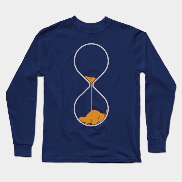 giraffe hourglass Long Sleeve T-Shirt by gazonula